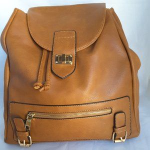 COPY - Faux LEATHER BACKPACK